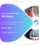 Blue and purple gradient flyer with text: ''Meet the Experts with RM Glynn, Cyber Security Solutions,' October 2023.' Includes a photo of a woman smiling, business icons, and an email contact.
